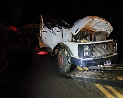 Motorista morre em trágico acidente com caminhão na LMG740, em Lagoa Grande