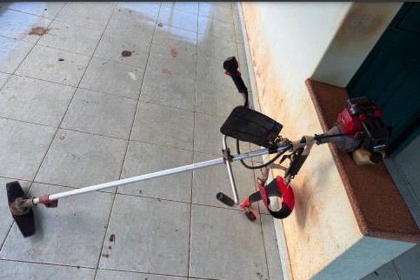 Jovem é preso por furto de roçadeira, foge da delegacia e volta a ser preso ao cometer outro furto