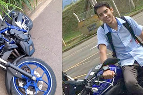 Adolescente de Patos de Minas morre ao bater moto de 300 cc em poste na cidade de Patrocínio