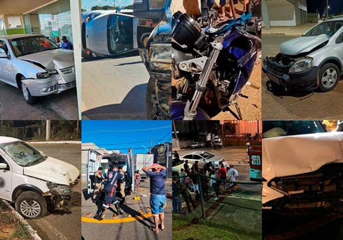 Patos de Minas teve quase 8 registros de acidentes de trânsito por dia até maio deste ano