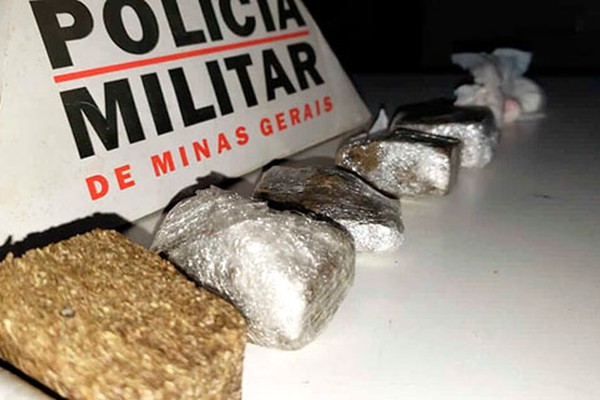 Acusado de traficar drogas é preso pelo GEPMOR com crack, maconha e comprimidos suspeitos