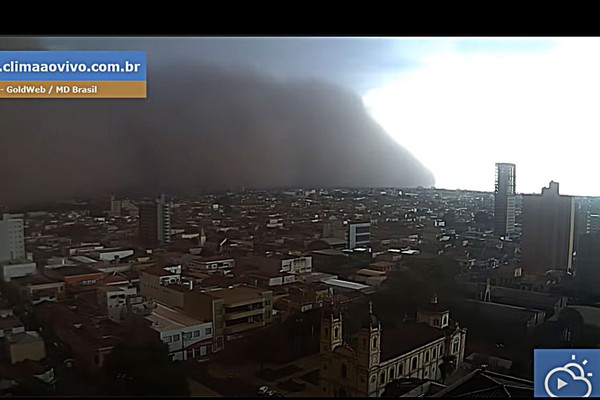 Tempestade de areia atinge cidades do interior de São Paulo; confira o vídeo