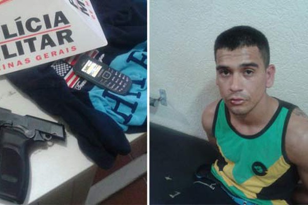 Acusado de assaltar postos de combustíveis em Carmo do Paranaíba é preso pela polícia