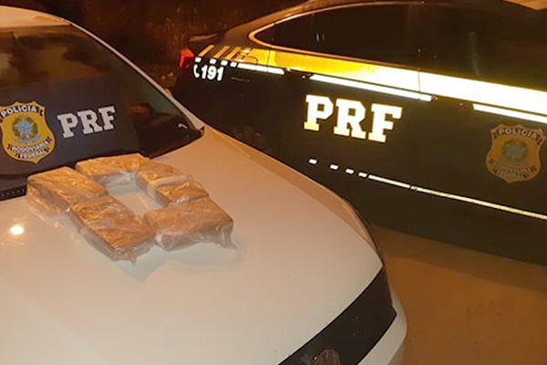 PRF prende homem com carregamento de cloridato de cocaína na BR365, em Patos de Minas