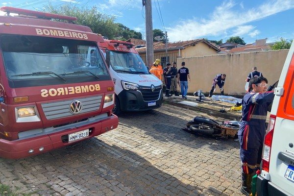 Motociclista morre em grave acidente no bairro Cristo Redentor, em Patos de Minas