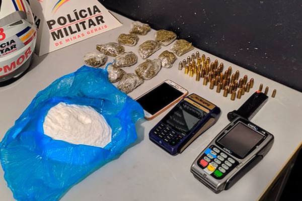 Gepmor apreende grande quantidade de drogas e munições em Patos de Minas