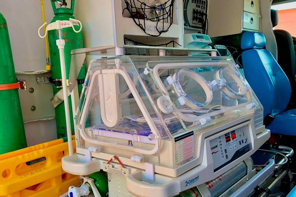 Servidores do Samu salvam bebê prematuro de 22 semanas em Patos de Minas