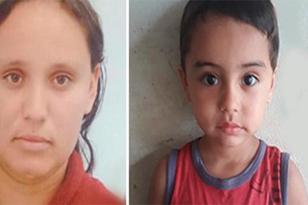 Família de Presidente Olegário busca informações sobre mulher e filho desaparecidos