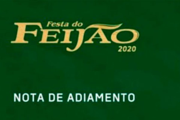 Sindicato Rural de Lagoa Formosa comunica adiamento da Festa do Feijão 2020 devido ao Coronavírus