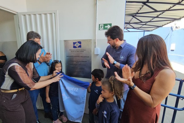 Prefeitura de Patos de Minas inaugura anexo escolar para atender crianças da pré-escola