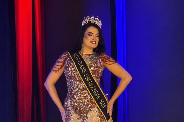 Representante de Patos de Minas vence concurso de beleza trans em Uberlândia