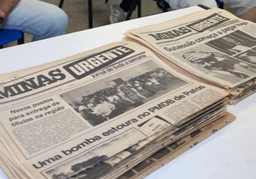 UNIPAM recebe acervo completo do jornal Minas Urgente, marco da imprensa dos anos 80