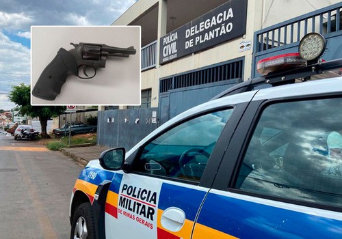 Denúncia leva Polícia Militar a apreender revólver municiado em caminhão de serviço no Jardim Esperança