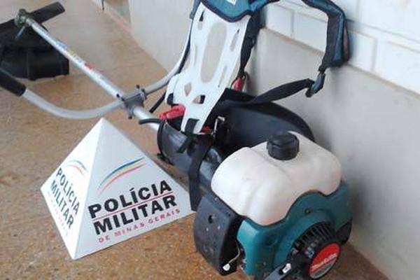 Polícia Militar de Rio Paranaíba recupera roçadeira de produtor rural