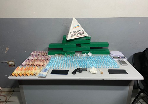 Operação da PM prende dupla e derruba esquema de distribuição de drogas em Patos de Minas