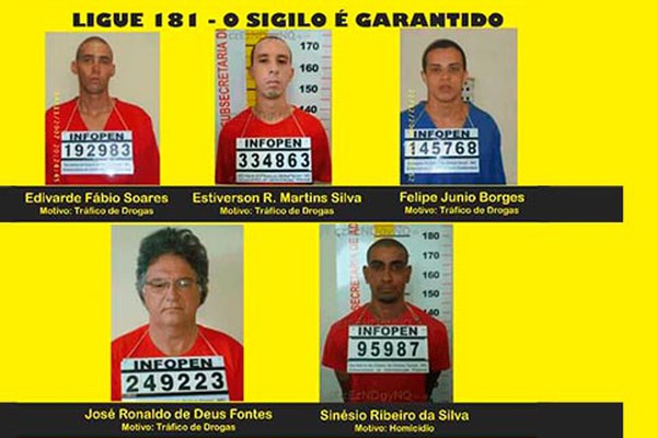 Lista dos 10 mais procurados de Patos de Minas inclui condenados por tráfico e homicídio