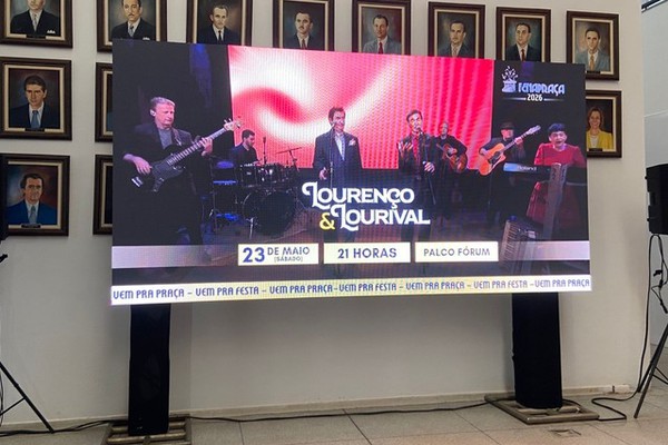 Lourenço e Lourival, Guilherme Silva, Dino Fonseca e mais; confira a programação da Fenapraça 2026