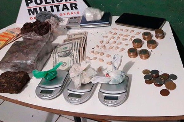 PM encontra maconha, cocaína e uma droga conhecida como “Escama” em casa no Barreiro