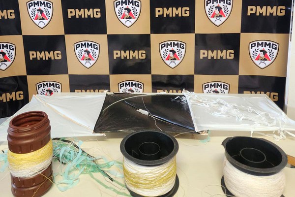 Adolescentes são flagrados soltando pipa com linha chilena e com cerol, em Patrocínio