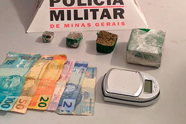 Jovem com participação em pelo menos três homicídios é preso com drogas em Patos de Minas