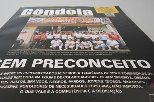 Supermercado de Patos de Minas é capa da mais importante revista do setor