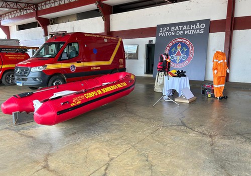 Corpo de Bombeiros recebe novos aparatos para reforçar atuação no período chuvoso