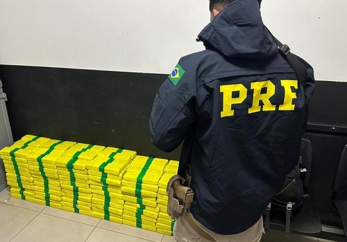 Polícia Rodoviária Federal prende condutor transportando 256kg de maconha, em João Pinheiro