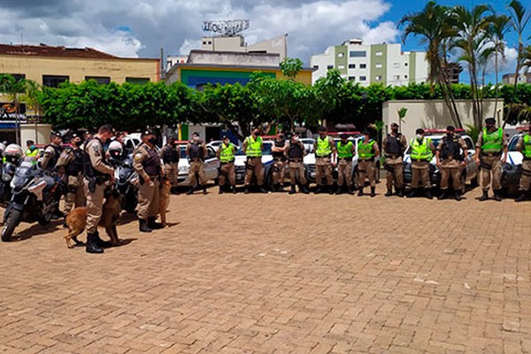 PM lança Operação Natalina no Centro de Patos de Minas para evitar crimes contra o patrimônio