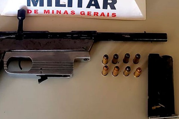 Polícia Militar prende jovem com pistola de fabricação caseira e munições em Patrocínio