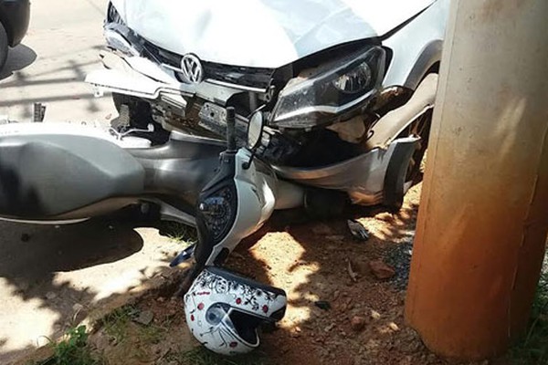 Motorista com sinais de embriaguez provoca acidente com 4 veículos na Avenida Brasil