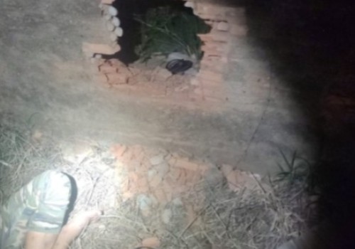 Homem é preso com fiação quando tentava fugir por buraco feito no muro de empresa de alimentos