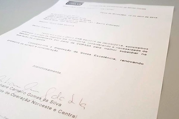 Prefeitura aceita e Copasa ganha mais prazo para avaliar suspensão da tarifa de esgoto em Patos