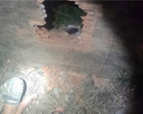 Homem é preso com fiação quando tentava fugir por buraco feito no muro de empresa de alimentos