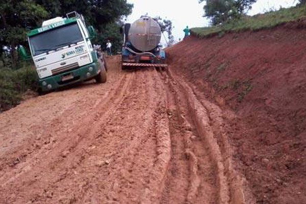 Condições precárias das estradas rurais deixam produtores patenses em dificuldades