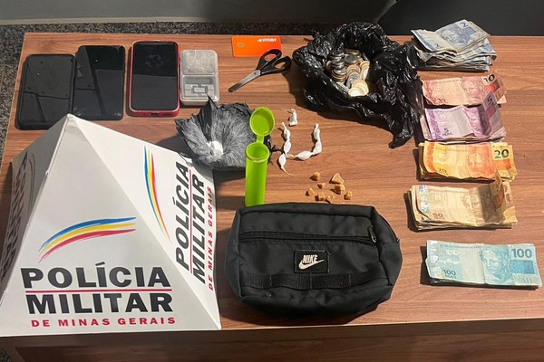 Homem é preso por tráfico de drogas após denúncia de disparo de arma de fogo em São Gotardo