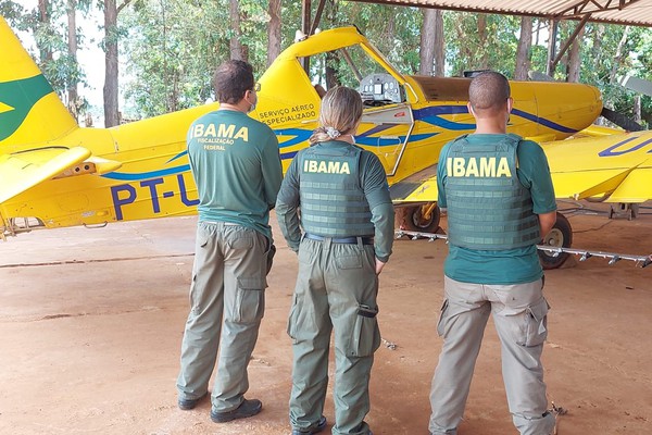 Ibama faz grande operação na região e apreende aeronaves usadas na aplicação de agrotóxico
