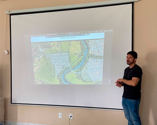 Projeto de ponte sobre o Rio Paranaíba no bairro Copacabana é apresentado ao Codema em Patos de Minas