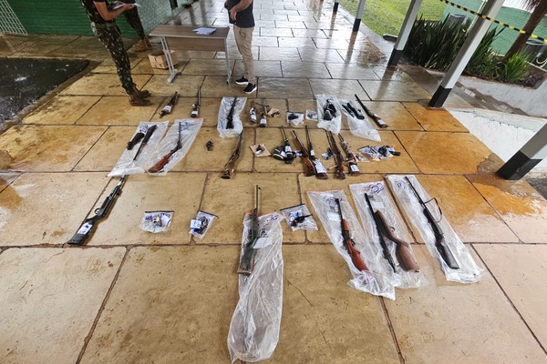 Polícia Civil encaminha armas de fogo apreendidas para destruição em Coromandel