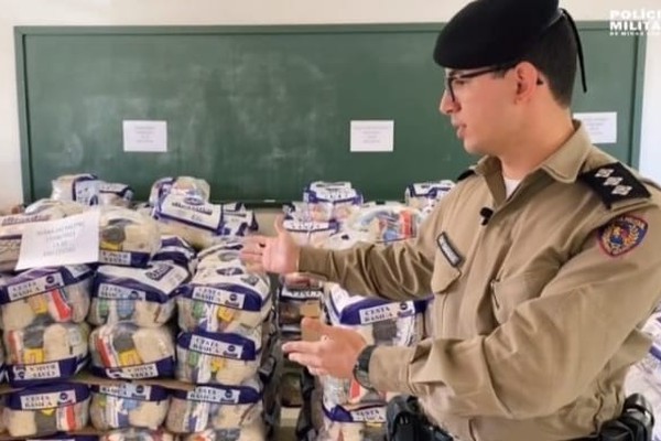 Polícia Militar vai distribuir 2650 cestas básicas para famílias em dificuldades na região