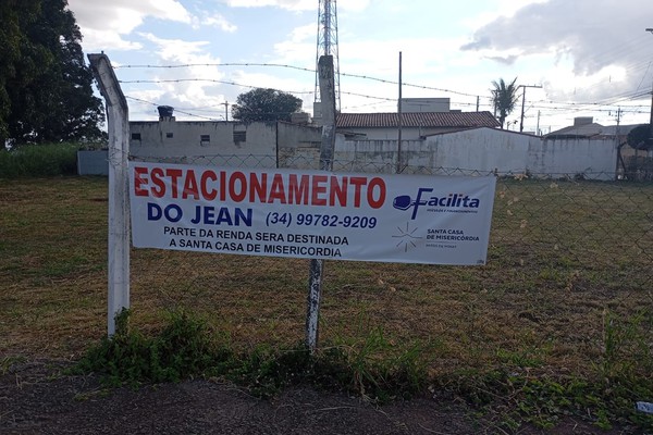 Estacionamento do Jean, com 25 anos de tradição na Fenamilho, faz parceria com a Santa Casa de Misericórdia