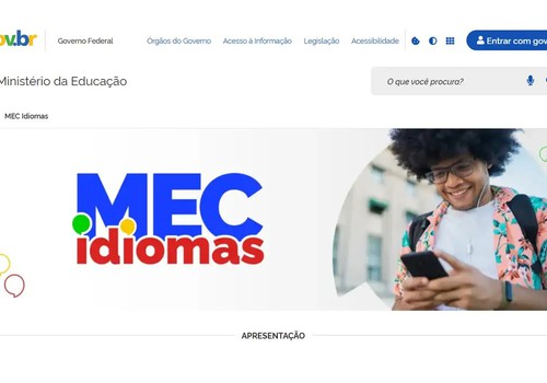 MEC Idiomas: nova plataforma oferta inglês e espanhol gratuitamente