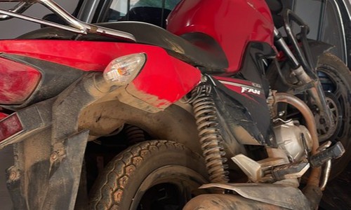 PM recupera moto furtada e prende homem em liberdade há poucos dias em São Gotardo