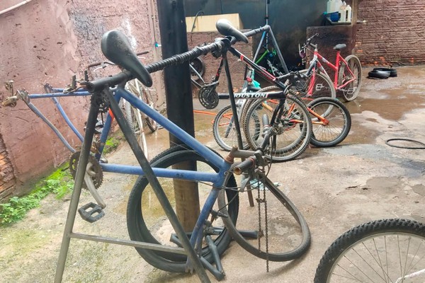 Empresário faz campanha para arrecadar bicicletas estragadas e doá-las restauradas em Patos de Minas