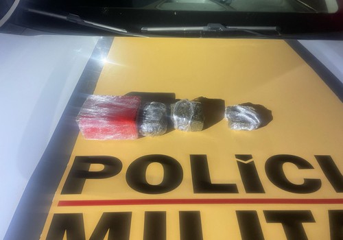 Mochila com quatro tabletes de maconha é localizada em ônibus e passageiro é preso na MG230