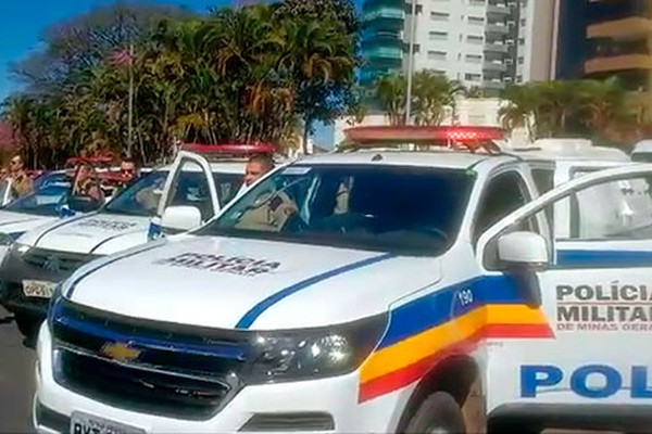 PM de Patos de Minas faz homenagem a policial morto por bandidos em Santa Margarida
