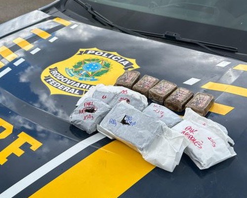 PRF de Patos de Minas apreende drogas incomuns e de alto valor em ônibus na BR 365