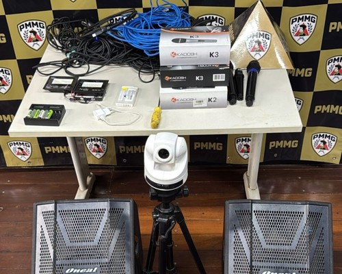 Câmeras de segurança flagram furto em igreja e Polícia Militar prende autor em flagrante no Jardim Vitória