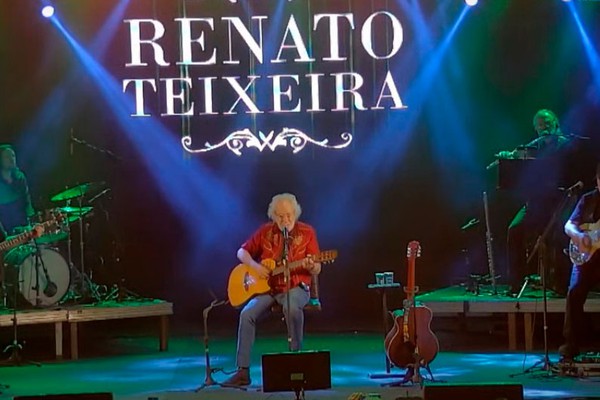 Renato Teixeira esbanja simpatia, musicalidade e muita cultura na Fenapraça; veja ao vivo