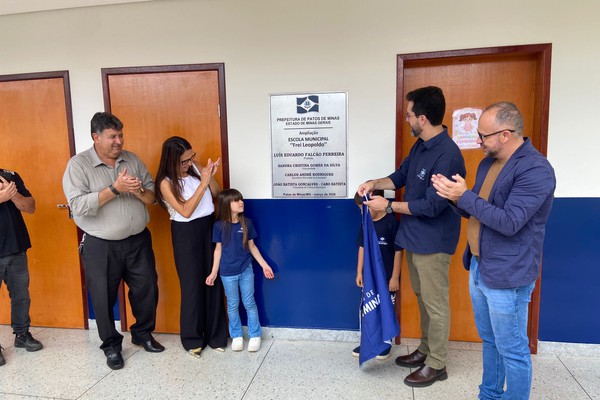 Ampliação da Escola Frei Leopoldo é inaugurada e instituição passa a atender mais de 600 alunos
