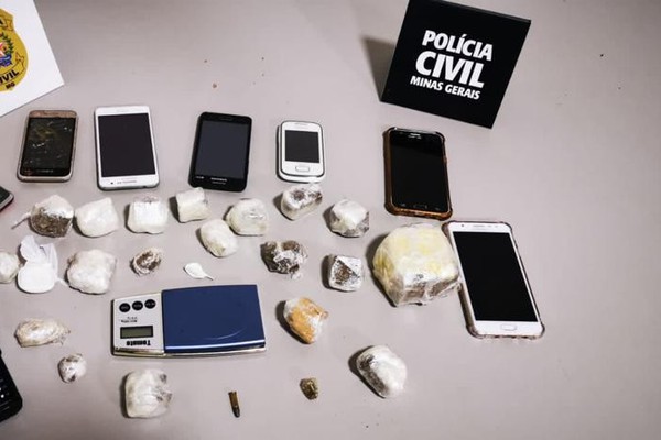 Polícia Civil cumpre mandados em Patos de Minas e prende suspeito com maconha e cocaína